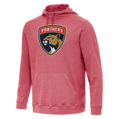 NHL Florida Panthers Antigua Cloud Pullover Hoodie - Heather Red