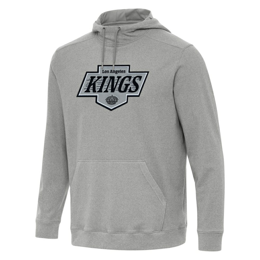 NHL Los Angeles Kings Antigua Cloud Pullover Hoodie - Heather Gray