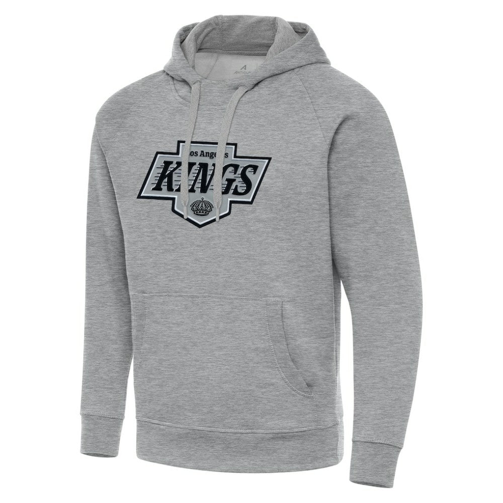 NHL Los Angeles Kings Antigua Big & Tall Victory Pullover Hoodie - Heather Gray