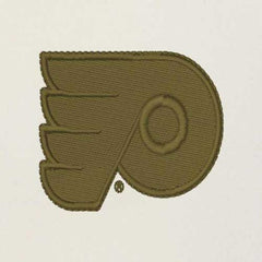 NHL Philadelphia Flyers Antigua Intrepid Sand Raglan Long Sleeve Hoodie T-Shirt - Cream/Olive