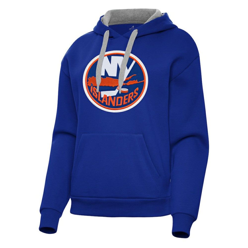 NHL New York Islanders Antigua Women's Victory Pullover Hoodie - Royal