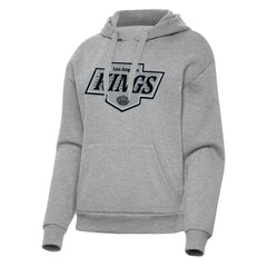 NHL Los Angeles Kings Antigua Women's Victory Pullover Hoodie - Heather Gray