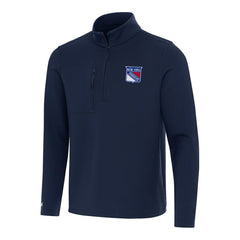 NHL New York Rangers Antigua Insider Quarter-Zip Top - Navy