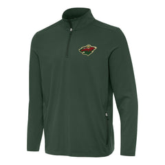NHL Minnesota Wild Antigua Perilous Quarter-Zip Sweatshirt - Hunter Green