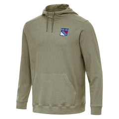 NHL New York Rangers Antigua Cloud Pullover Hoodie - Olive