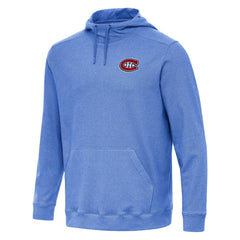 NHL Montreal Canadiens Antigua Cloud Pullover Hoodie - Heather Royal