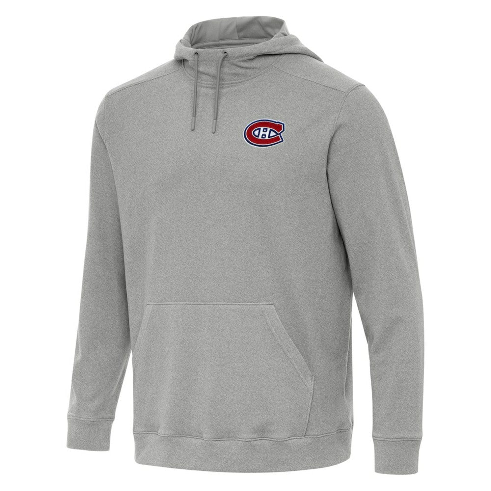 NHL Montreal Canadiens Antigua Cloud Pullover Hoodie - Heather Gray