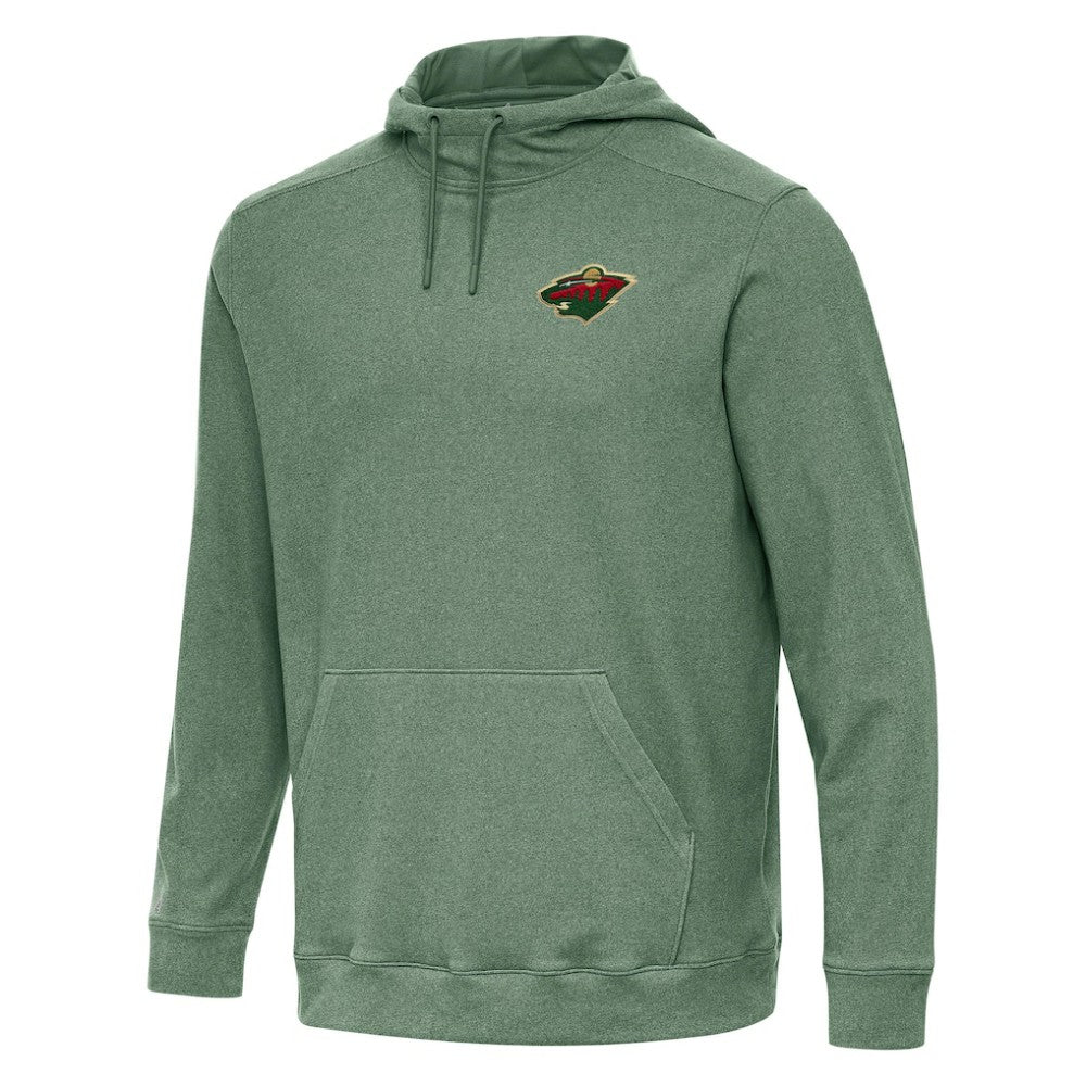 NHL Minnesota Wild Antigua Cloud Pullover Hoodie - Hunter Green