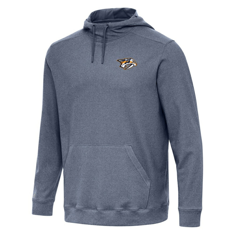 NHL Nashville Predators Antigua Cloud Pullover Hoodie - Heather Navy
