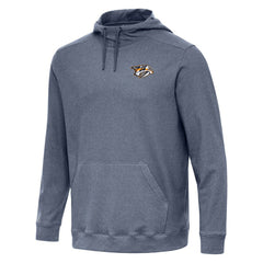 NHL Nashville Predators Antigua Cloud Pullover Hoodie - Heather Navy