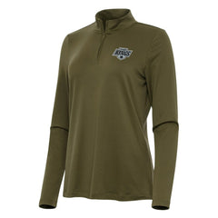 NHL Los Angeles Kings Antigua Women's Reprocess Quarter-Zip Top - Olive