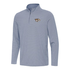 NHL Nashville Predators Antigua Twine Quarter-Zip Top - Navy