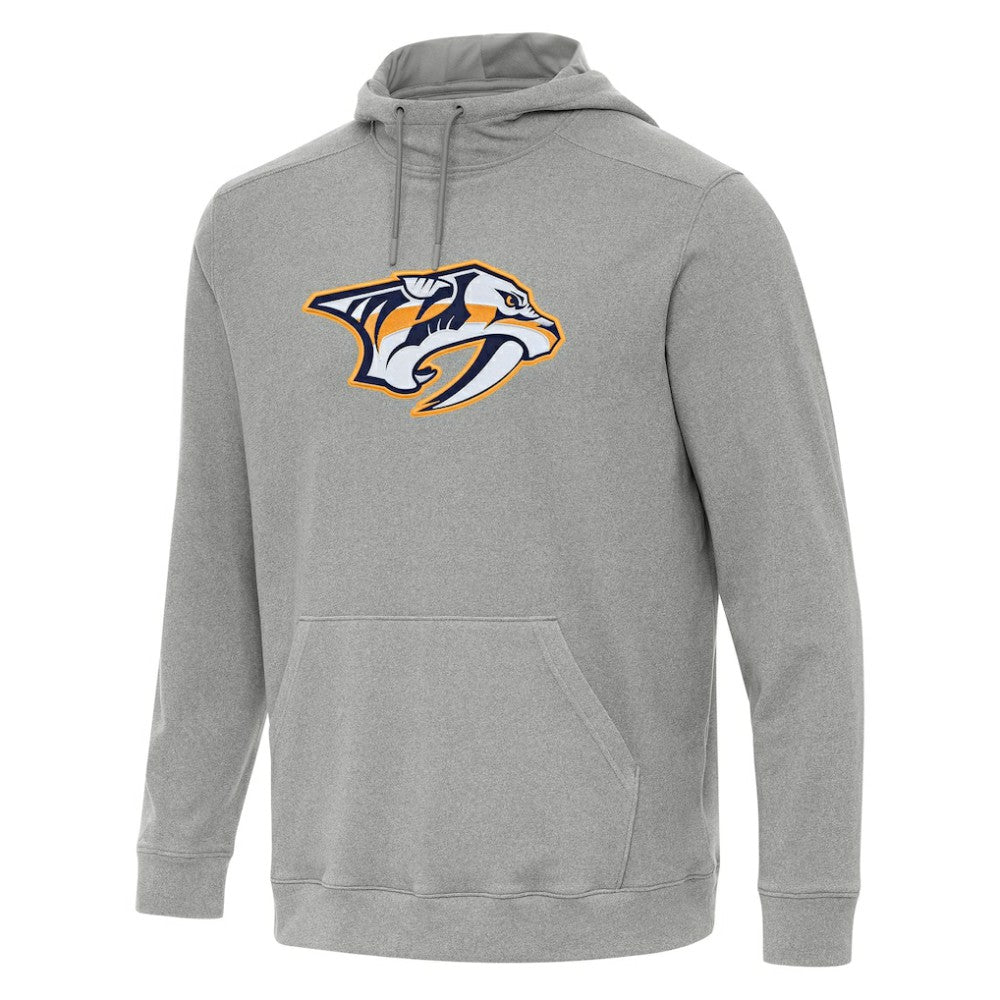 NHL Nashville Predators Antigua Cloud Pullover Hoodie - Heather Gray