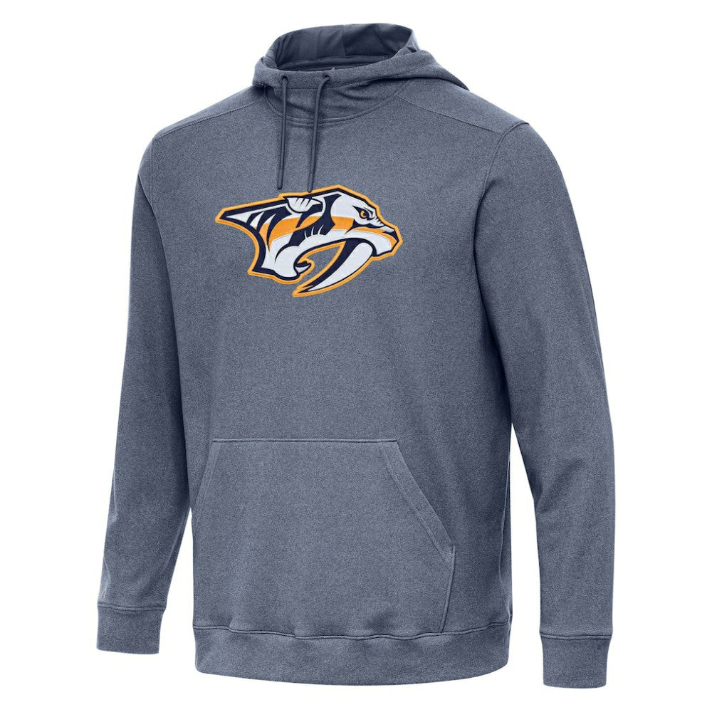 NHL Nashville Predators Antigua Cloud Pullover Hoodie - Heather Navy