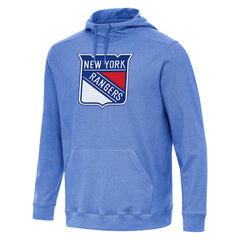 NHL New York Rangers Antigua Cloud Pullover Hoodie - Heather Royal