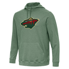 NHL Minnesota Wild Antigua Cloud Pullover Hoodie - Hunter Green