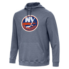 NHL New York Islanders Antigua Cloud Pullover Hoodie - Heather Navy