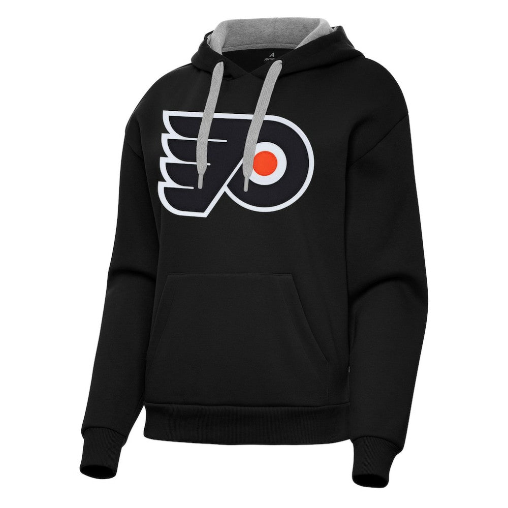 NHL Philadelphia Flyers Antigua Women's Victory Pullover Hoodie - Black