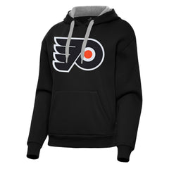 NHL Philadelphia Flyers Antigua Women's Victory Pullover Hoodie - Black
