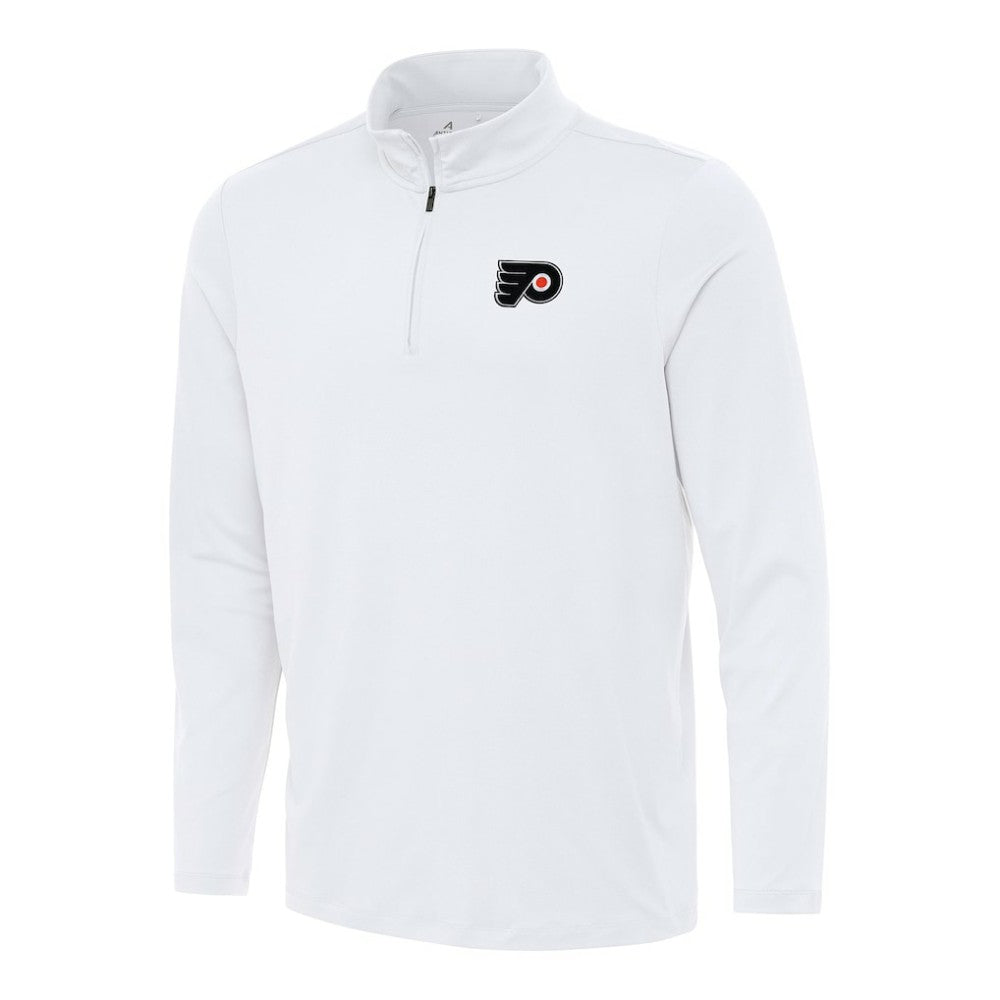 NHL Philadelphia Flyers Antigua Reprocess Quarter-Zip Top - White