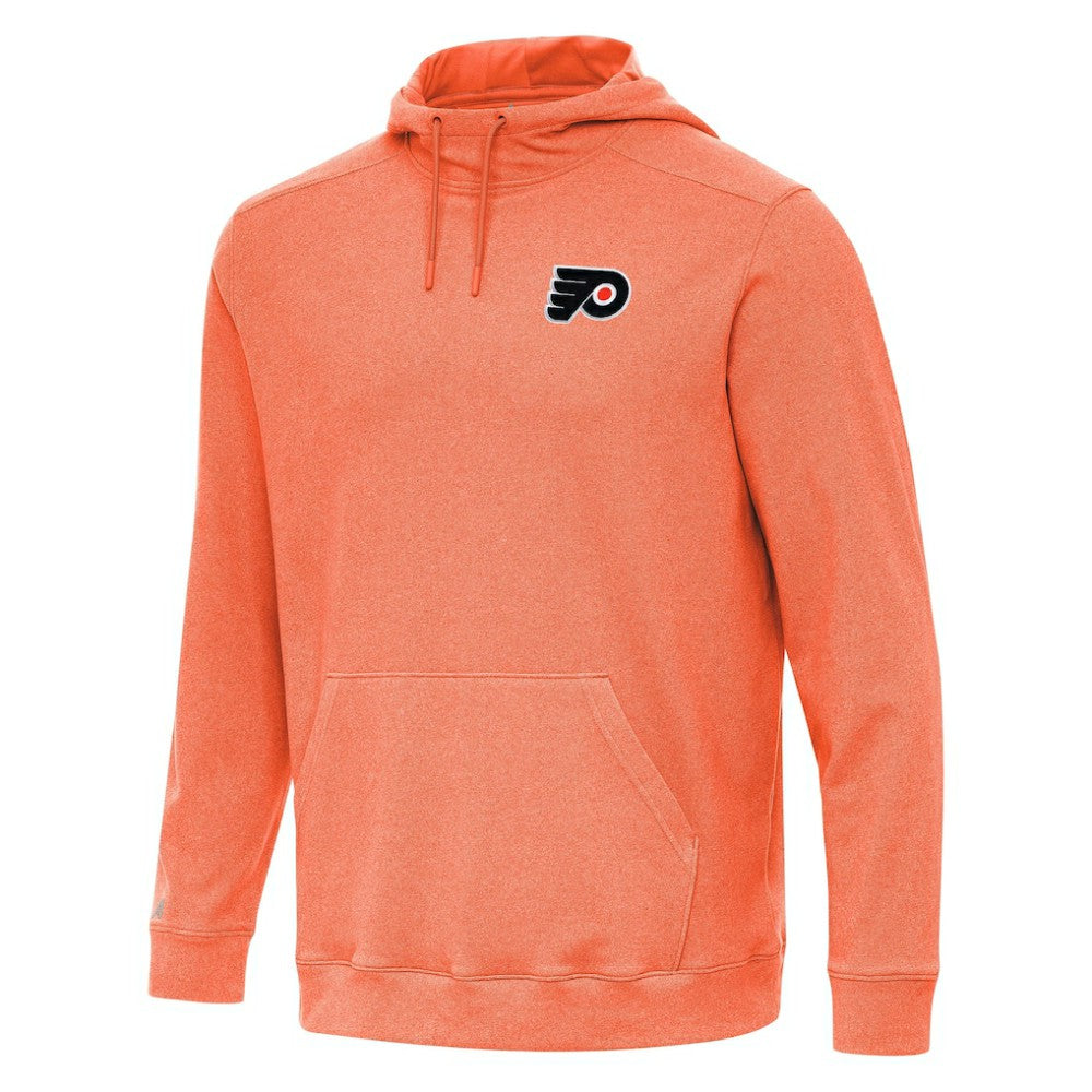 NHL Philadelphia Flyers Antigua Cloud Pullover Hoodie - Heather Orange