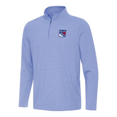 NHL New York Rangers Antigua Twine Quarter-Zip Top - Royal