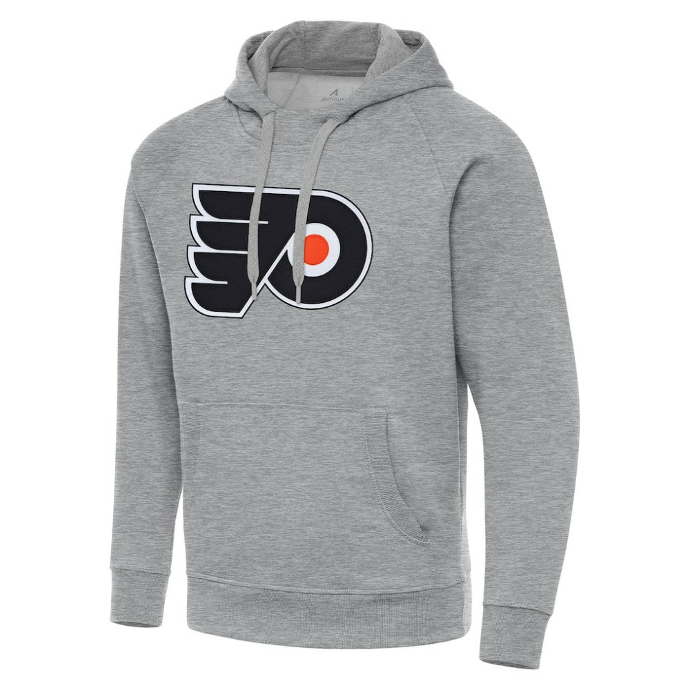 NHL Philadelphia Flyers Antigua Big & Tall Victory Pullover Hoodie - Heather Gray