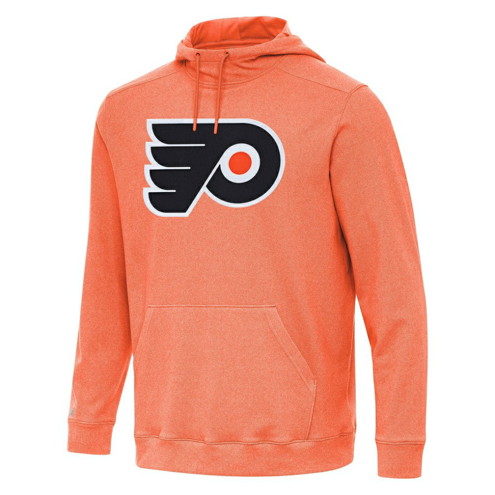 NHL Philadelphia Flyers Antigua Cloud Pullover Hoodie - Heather Orange