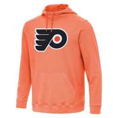 NHL Philadelphia Flyers Antigua Cloud Pullover Hoodie - Heather Orange