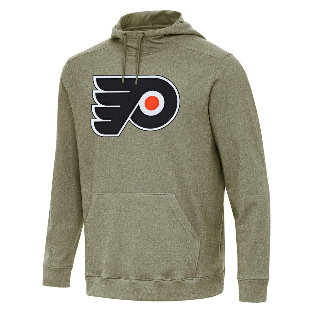 NHL Philadelphia Flyers Antigua Cloud Pullover Hoodie - Olive