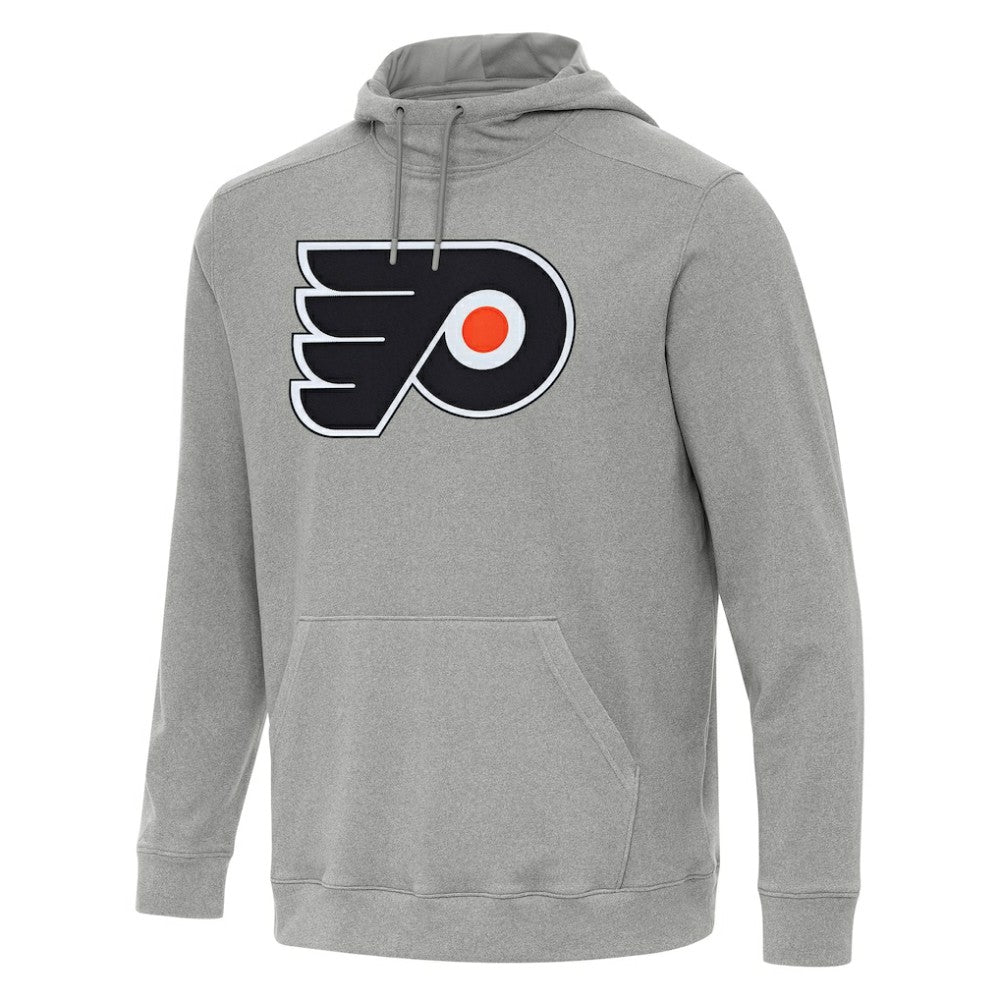 NHL Philadelphia Flyers Antigua Cloud Pullover Hoodie - Heather Gray