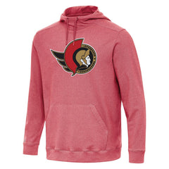 NHL Ottawa Senators Antigua Cloud Pullover Hoodie - Heather Red