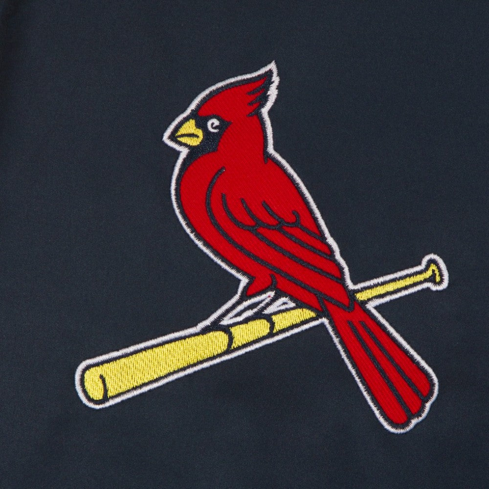 St. Louis Cardinals JH Design Youth Reversible Fleece Full-Snap Hoodie Jacket - Black Jackets
