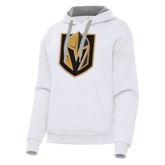 NHL Vegas Golden Knights Antigua Women's Victory Pullover Hoodie - White