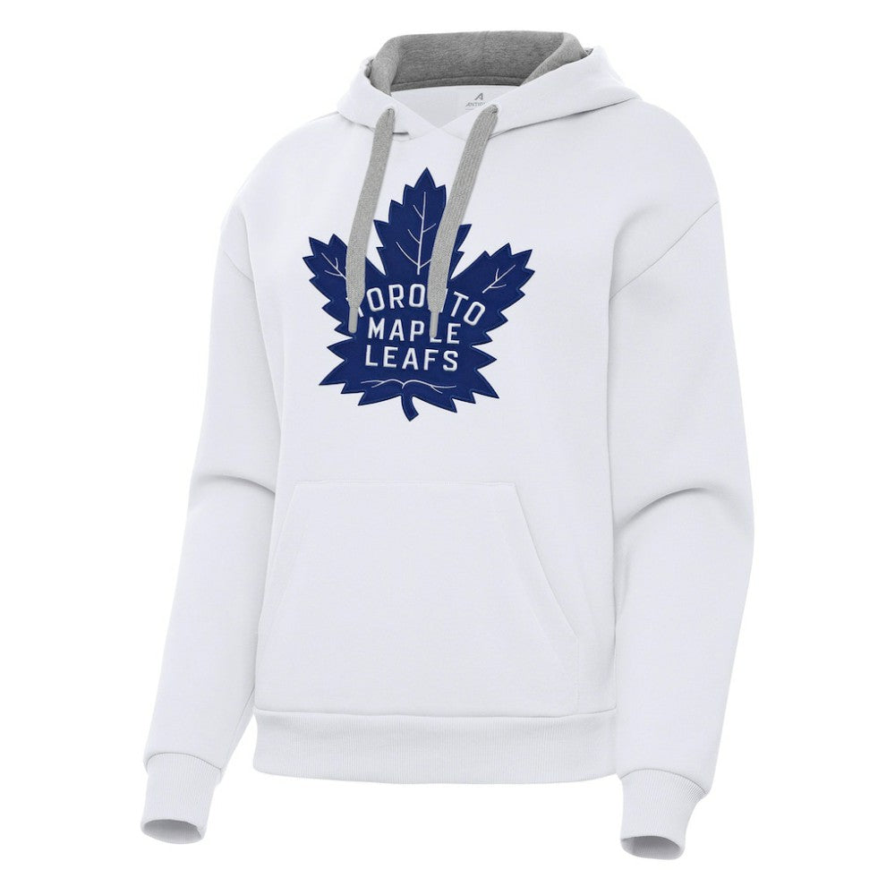 NHL Toronto Maple Leafs Antigua Women's Victory Pullover Hoodie - White