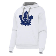 NHL Toronto Maple Leafs Antigua Women's Victory Pullover Hoodie - White