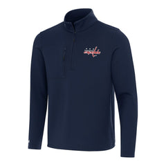 NHL Washington Capitals Antigua Insider Quarter-Zip Top - Navy