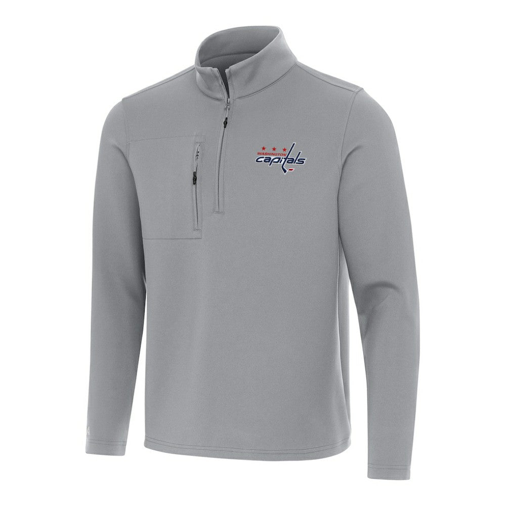 NHL Washington Capitals Antigua Insider Quarter-Zip Top - Gray