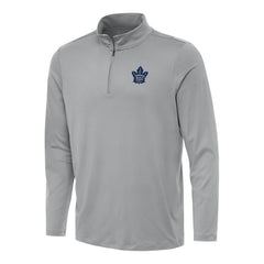 NHL Toronto Maple Leafs Antigua Reprocess Quarter-Zip Top - Gray