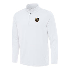 NHL Vegas Golden Knights Antigua Reprocess Quarter-Zip Top - White