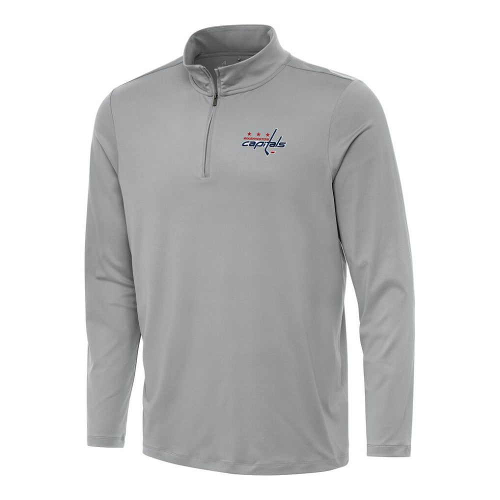 NHL Washington Capitals Antigua Reprocess Quarter-Zip Top - Gray