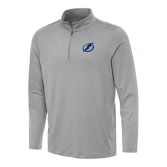 NHL Tampa Bay Lightning Antigua Reprocess Quarter-Zip Top - Gray