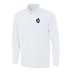 NHL Toronto Maple Leafs Antigua Reprocess Quarter-Zip Top - White