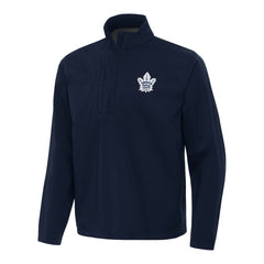 NHL Toronto Maple Leafs Antigua Brisk Quarter-Zip Windbreaker - Navy