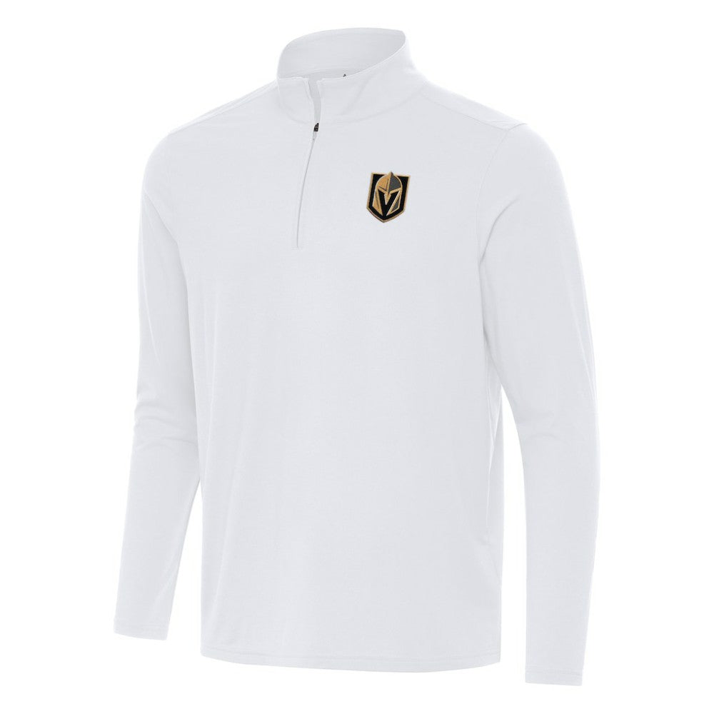 NHL Vegas Golden Knights Antigua Intent Quarter-Zip Top - White