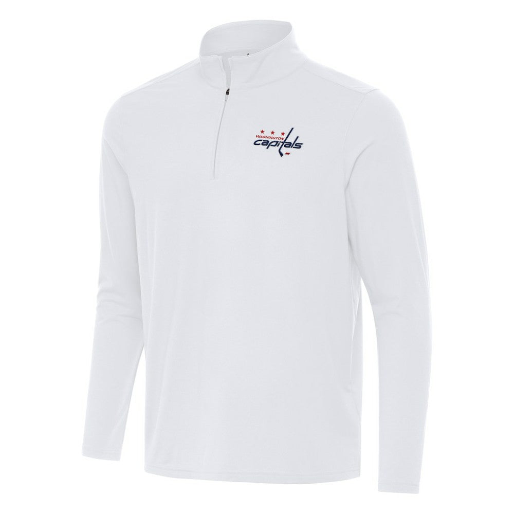 NHL Washington Capitals Antigua Intent Quarter-Zip Top - White