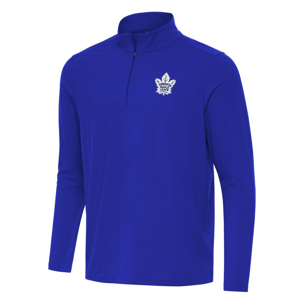 NHL Toronto Maple Leafs Antigua Intent Quarter-Zip Top - Royal