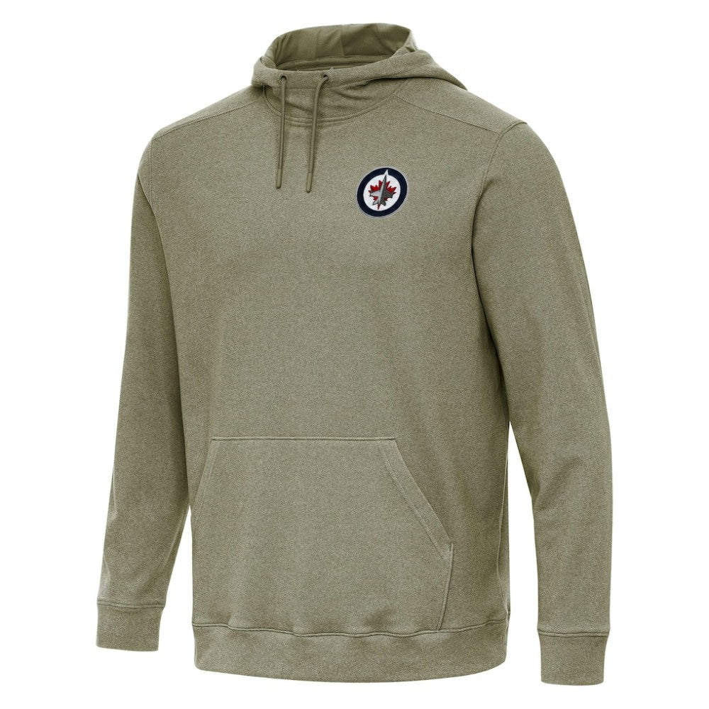 NHL Winnipeg Jets Antigua Cloud Pullover Hoodie - Olive