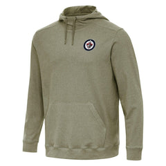 NHL Winnipeg Jets Antigua Cloud Pullover Hoodie - Olive