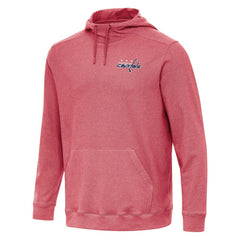 NHL Washington Capitals Antigua Cloud Pullover Hoodie - Heather Red